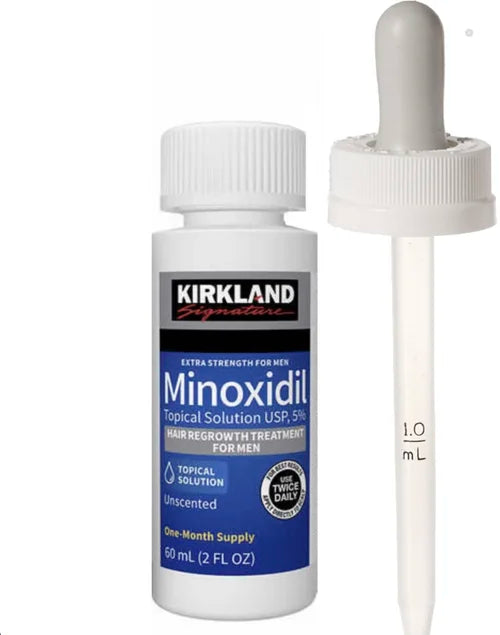 Kirkland 5% Minoxidil Hair Regrowth – Men’s 1 Month + Dropper