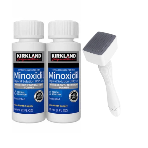 Kirkland Minoxidil 2M + 140 Pin Adjustable Derma Stamp