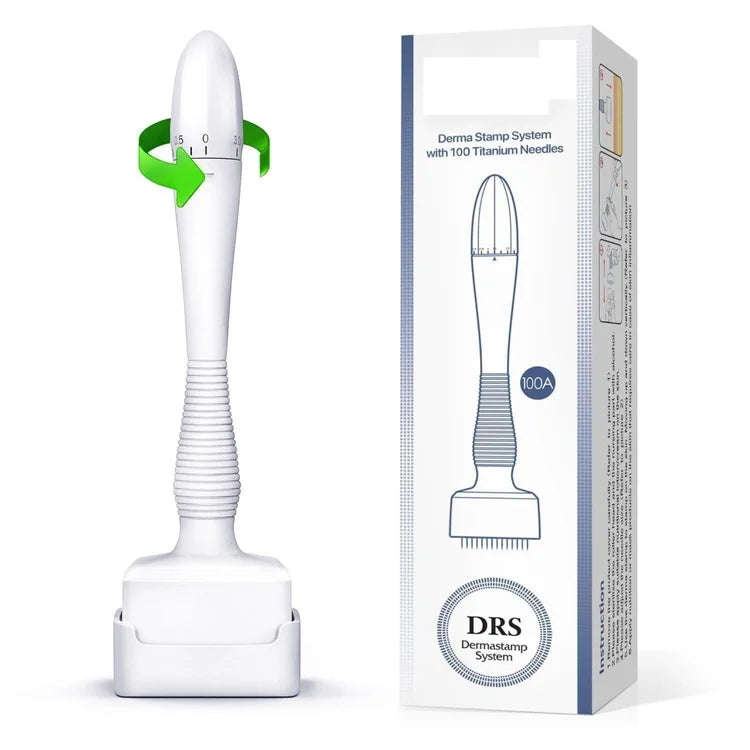 140 Pin Adjustable Derma Stamp for Hair & Beard Regrowth