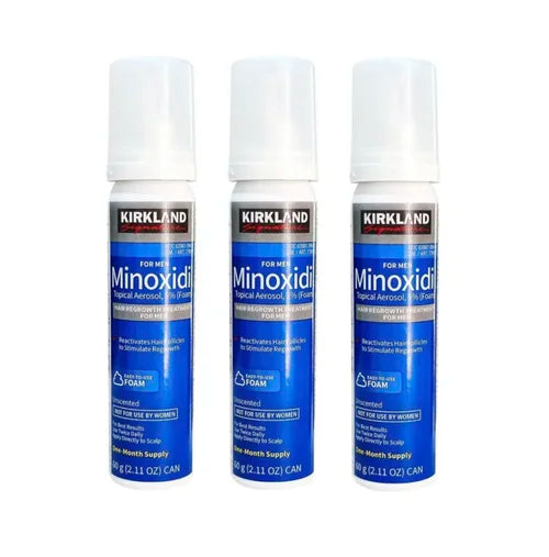 Kirkland 5% Minoxidil Foam – Men’s Hair Regrowth, 3 Month