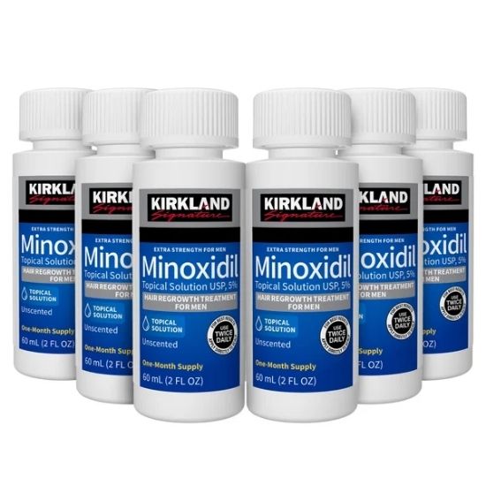 Kirkland 5% Minoxidil – 6-Month Hair Regrowth Treatment | 48 Tracked Free Shipping