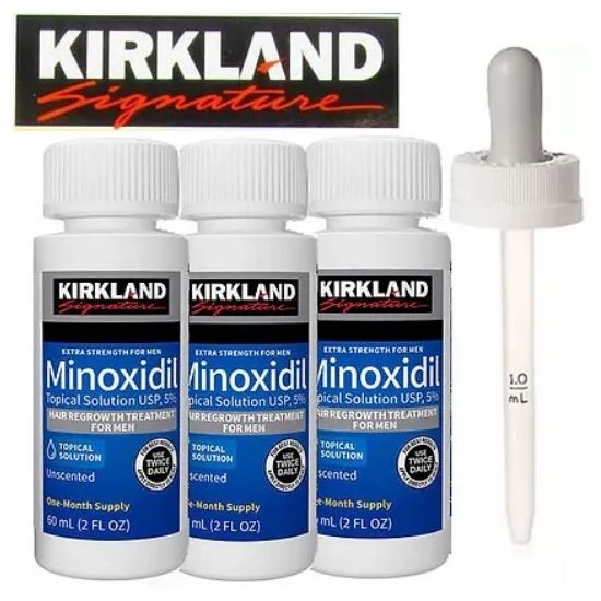 Kirkland 5% Minoxidil – 3-Month Hair Loss Treatment